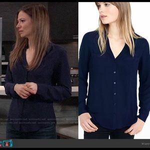 Old navy button down navy shirt